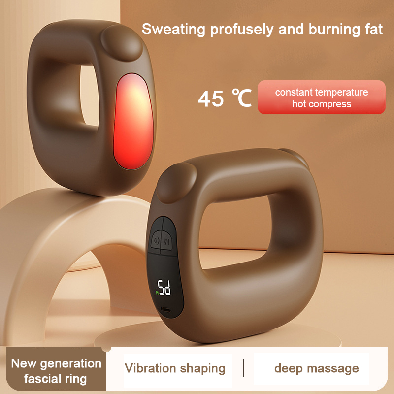 Pilates Yoga Circle - Handheld massage ring vibrating massager shoulder