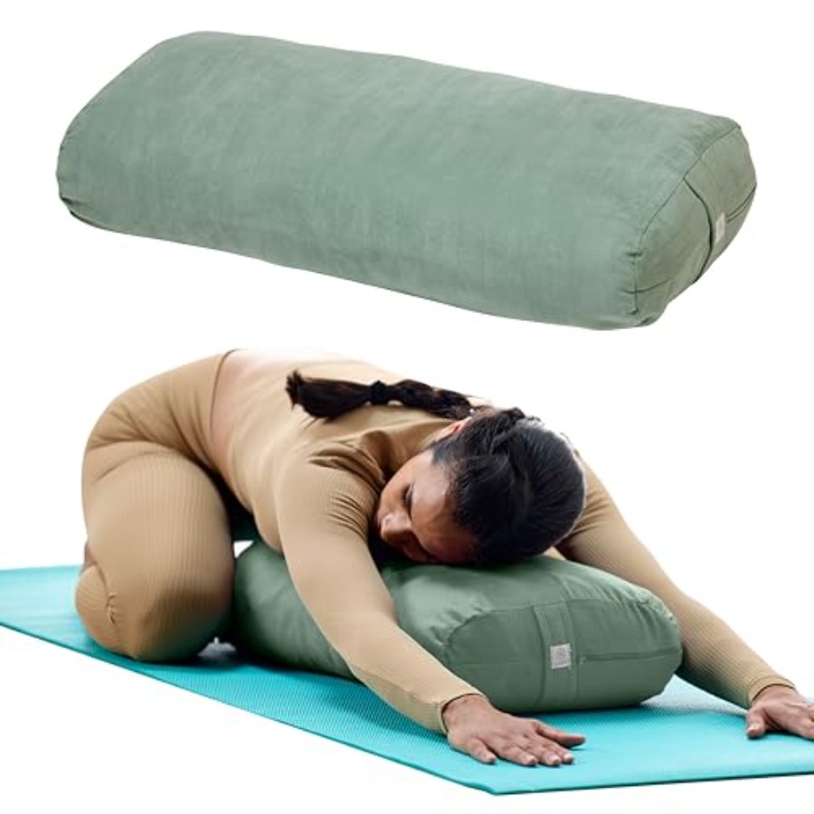 Bolster Cushion Round - Round Yoga Bolster Pillow Soft Meditation