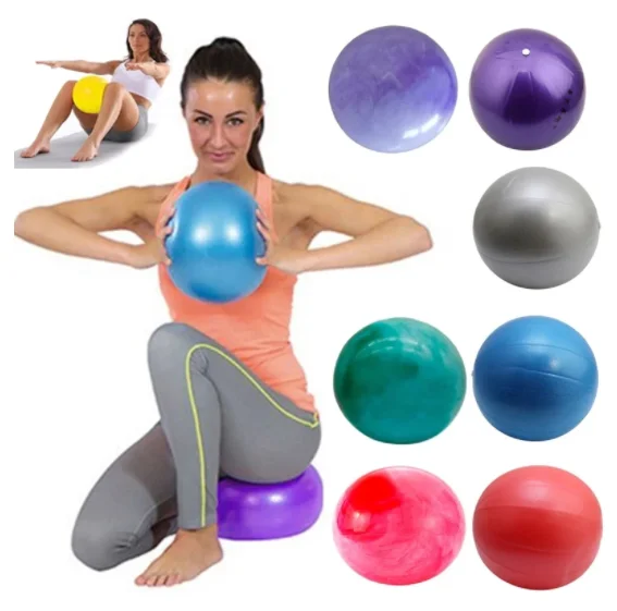 Pilates Yoga Ball Exercises - 2026 Custom 9'' Round PVC Gym