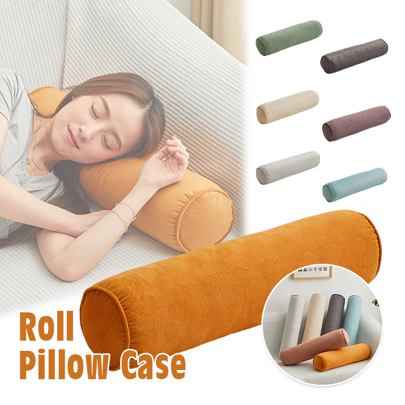 Round Bed Pillows Roll Cover H - Bolster Cushion Round ulasan dan harga