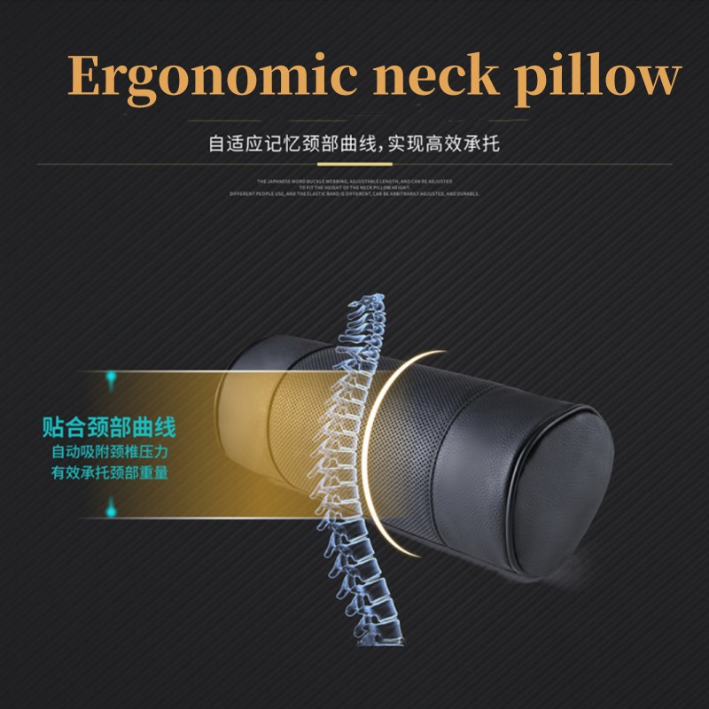 1pcMemory Foam Car Neck Pillow - Bolster Cushion Round ulasan dan harga