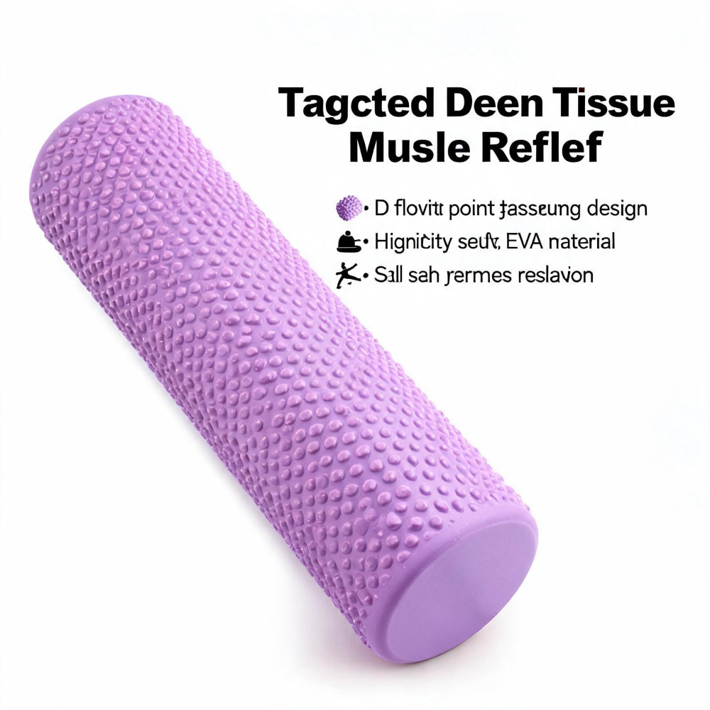 Yoga Roller Round EVA Foam Cyl - Home Pilates Yoga ulasan dan harga