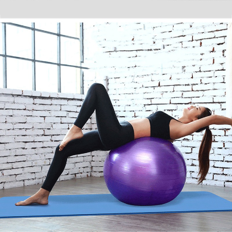 Diameter PVC Fitness Balls Yog - Pilates Yoga Ball Exercises ulasan dan harga
