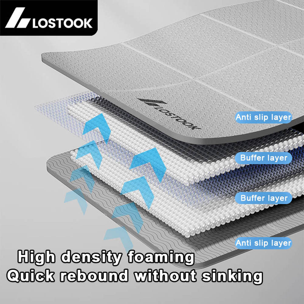 4mm Thick TPE Foldable Yoga Ma - Pilates Yoga For Beginners ulasan dan harga
