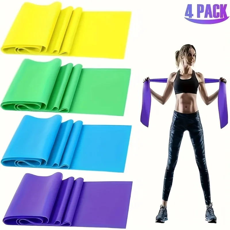 4PCS - Yoga resistance bands o - Pilates And Yoga Difference ulasan dan harga