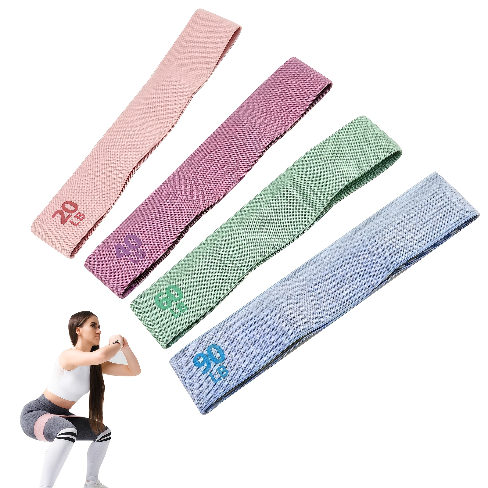 1Pc/4Pcs Fitness Resistance Ba - Pilates Yoga Core ulasan dan harga