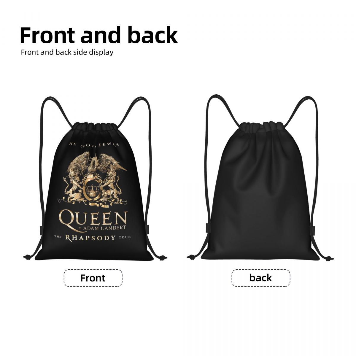 Custom Freddie Mercury Crown D - Pilates Yoga Bag ulasan dan harga
