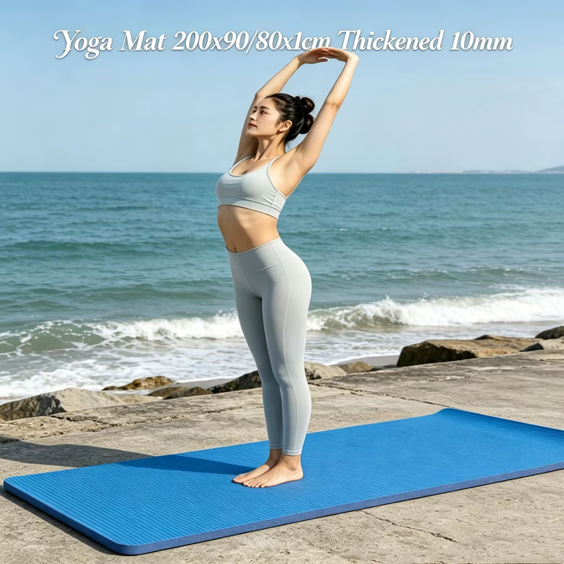 10MM Extra Thick Outdoor 200cm - Pilates Yoga For Beginners ulasan dan harga