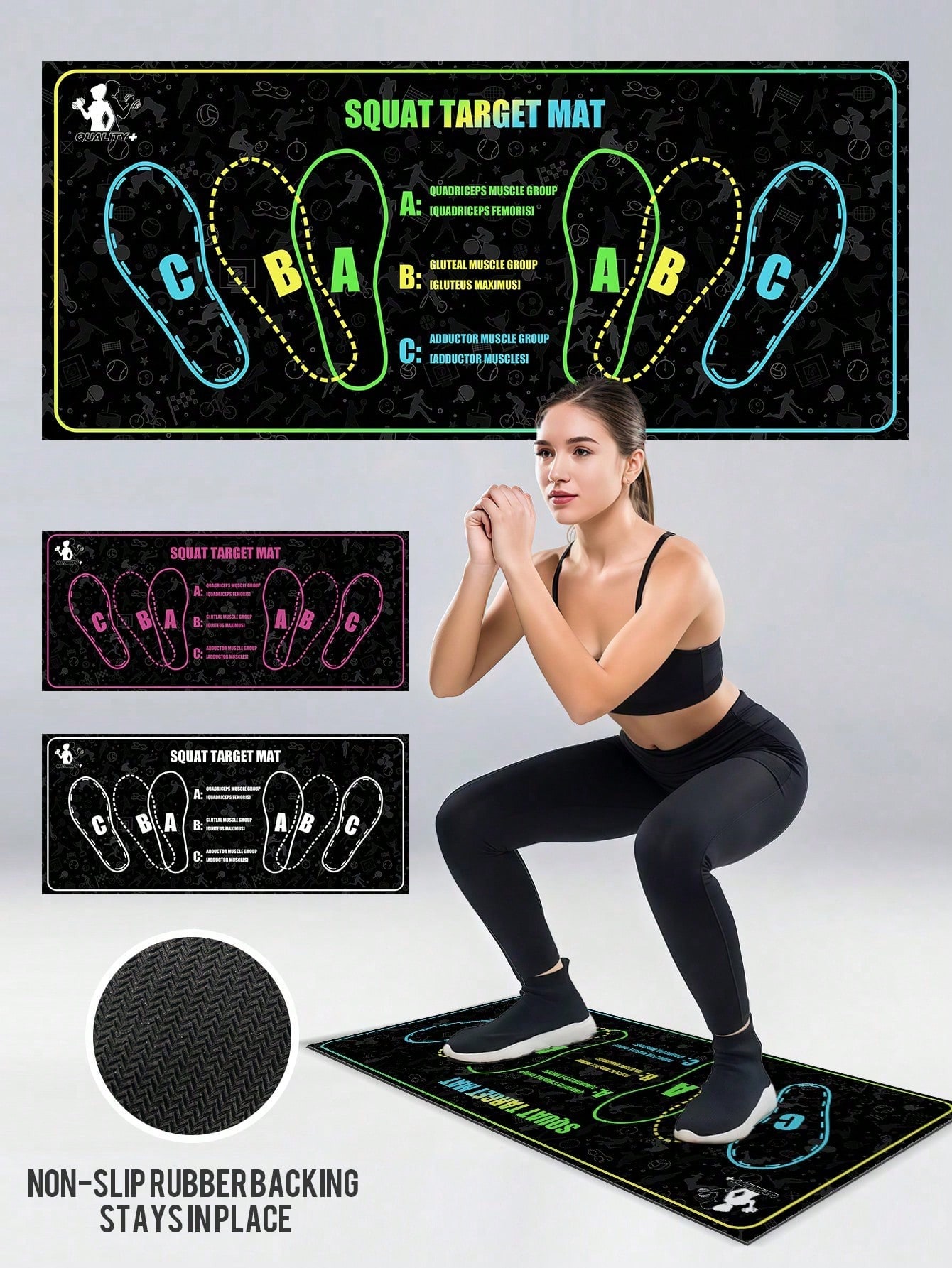 Non-Slip Wear-Resistant Squat  - Pilates Yoga Weight Loss ulasan dan harga