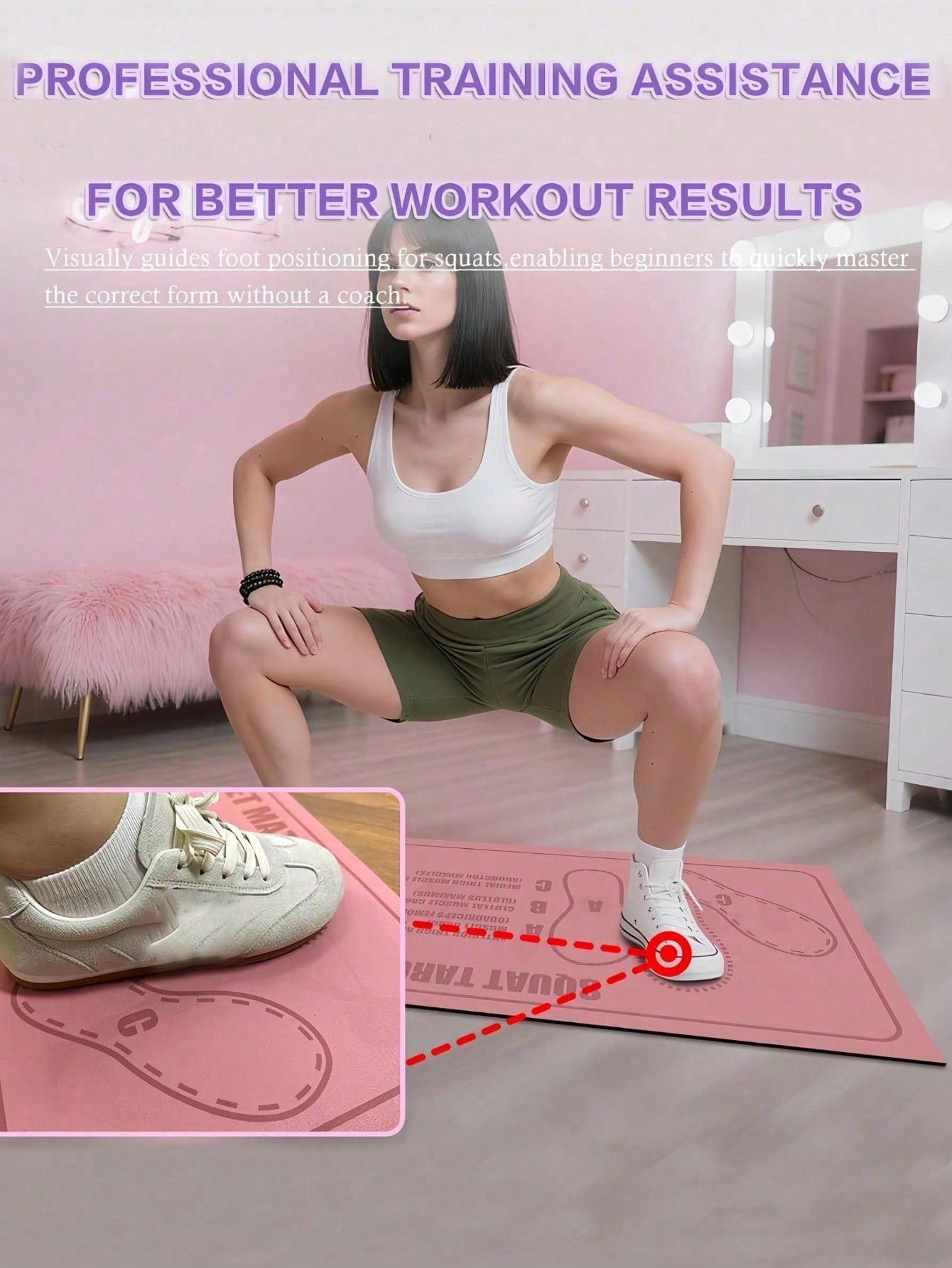 Non-Slip Wear-Resistant Squat  - Pilates Yoga Weight Loss ulasan dan harga