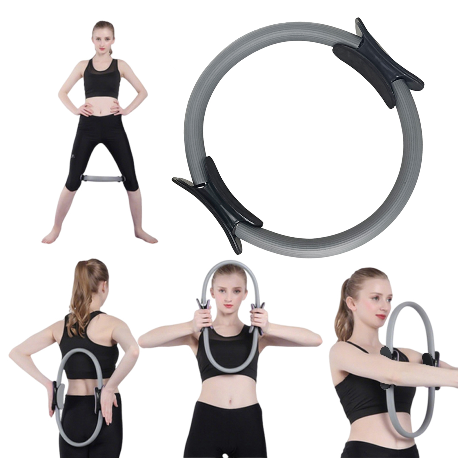 Pilates Ring Fitness Ring with - Pilates Yoga Core ulasan dan harga
