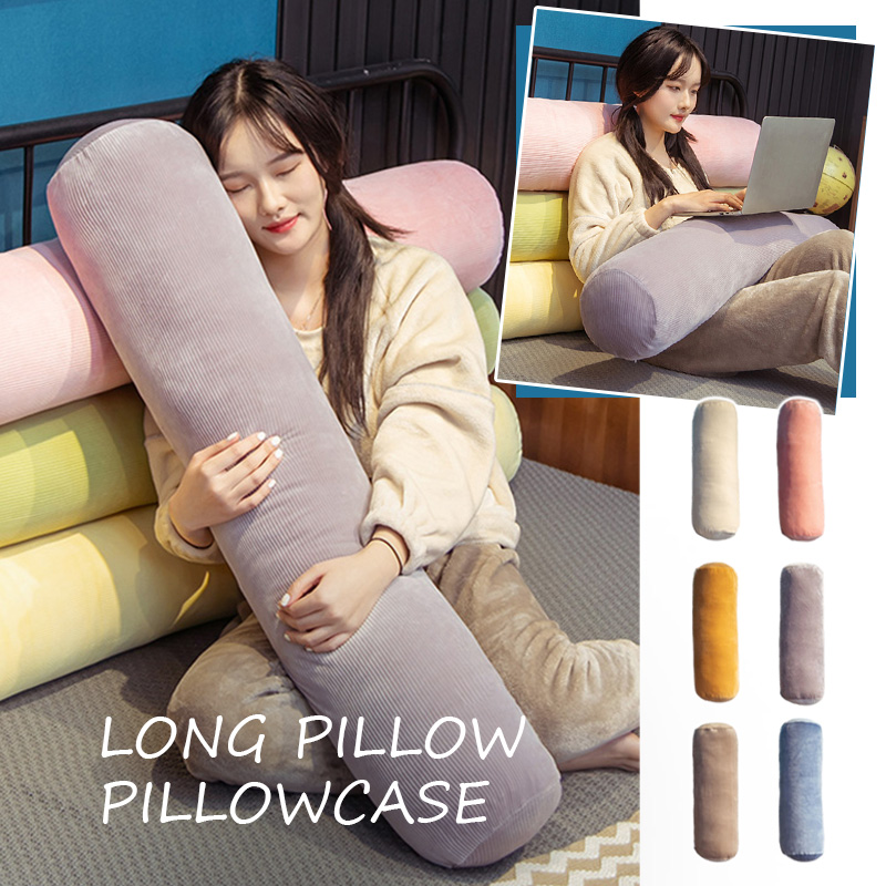 Cylindrical Pillow Case Soft L - Bolster Cushion Round ulasan dan harga