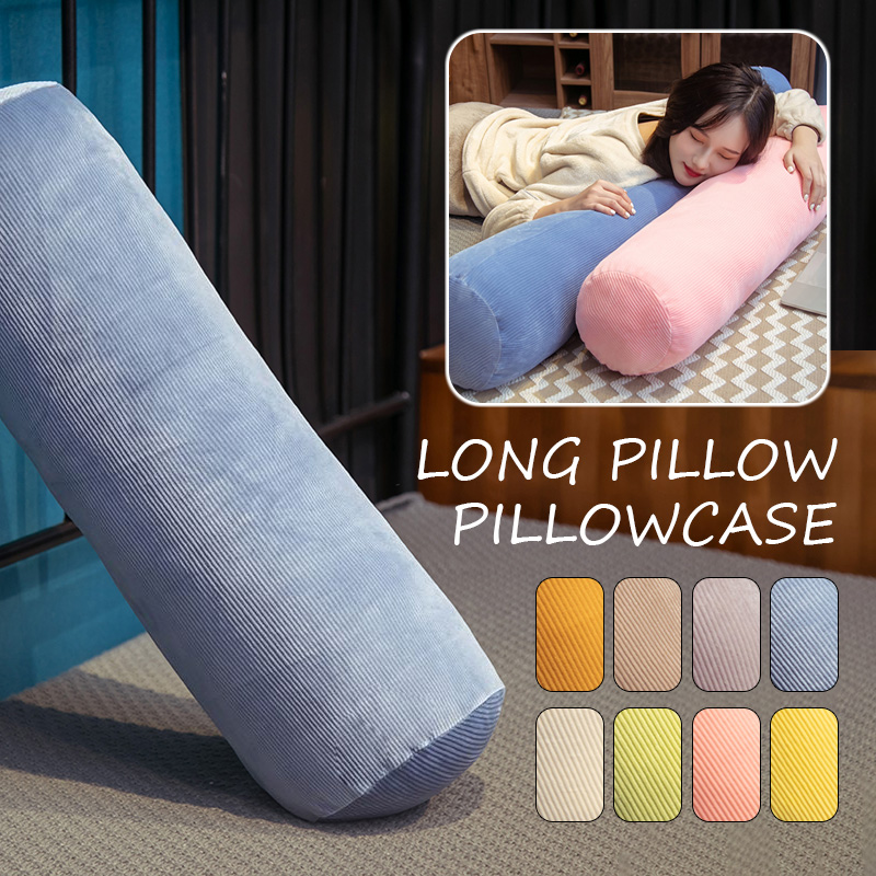 Cylindrical Pillow Case Soft L - Bolster Cushion Round ulasan dan harga