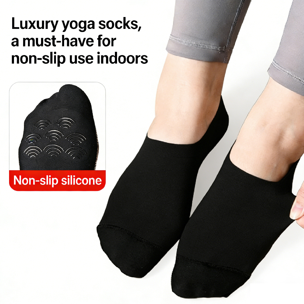 1Pair Women Non Slip Grip Sock - Pilates Yoga Footwear ulasan dan harga