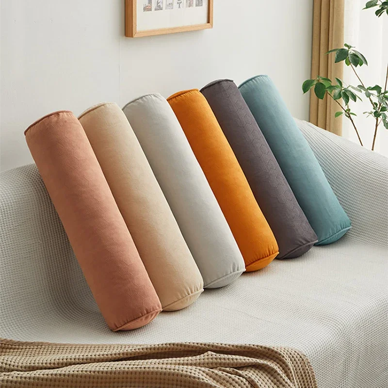 Round Removable Bed Pillows Ro - Bolster Cushion Round ulasan dan harga