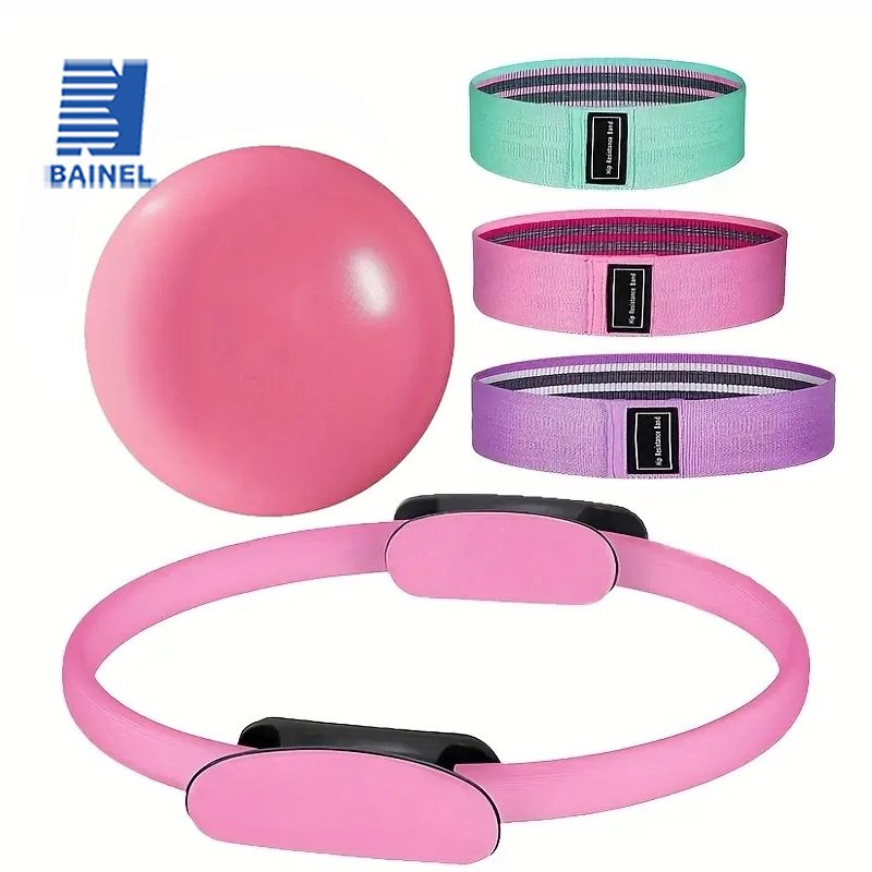 5 Piece Pilates Equipment Set  - Pilates Yoga Ball Exercises ulasan dan harga
