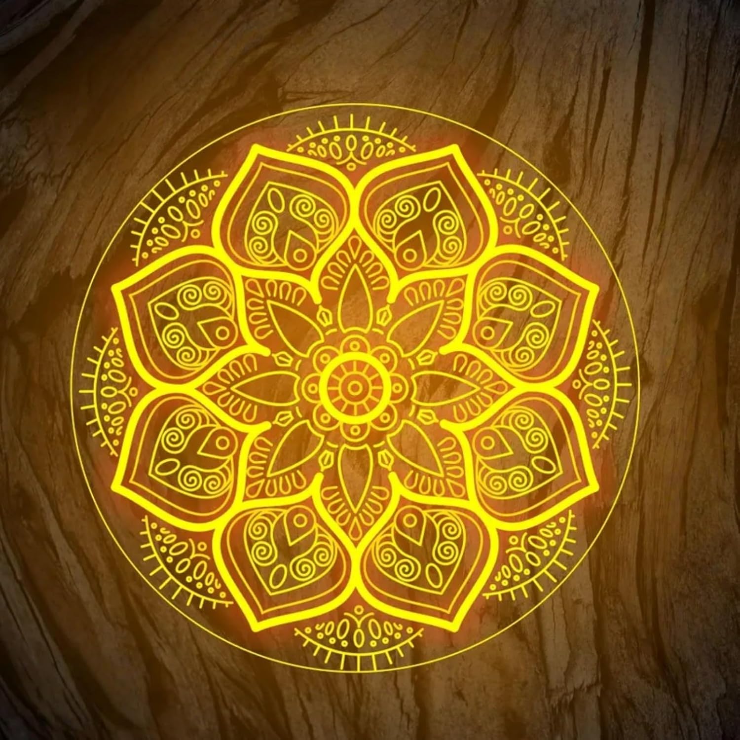 Mandala Neon Sign USB Powered  - Pilates Yoga Gifts ulasan dan harga