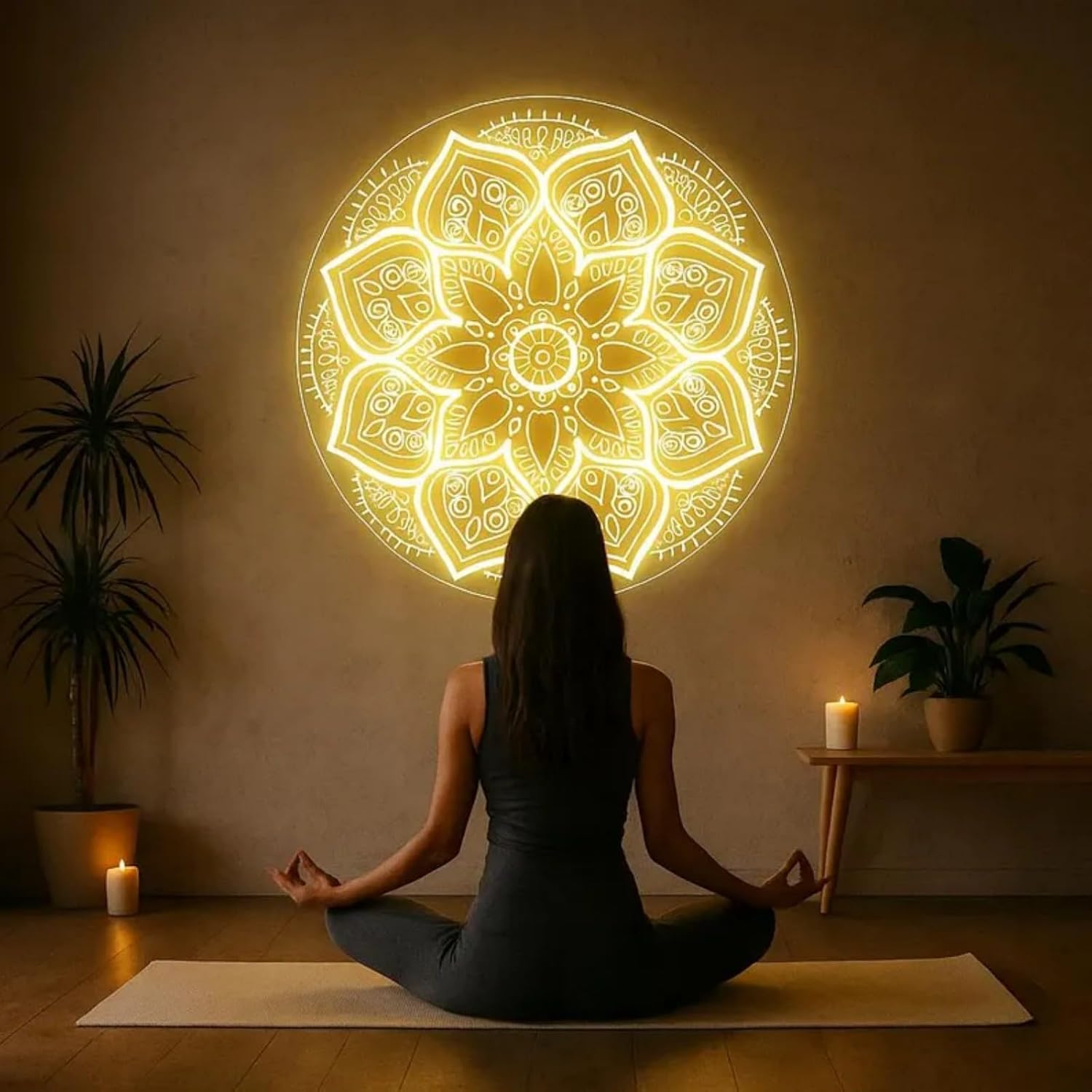 Mandala Neon Sign USB Powered  - Pilates Yoga Gifts ulasan dan harga
