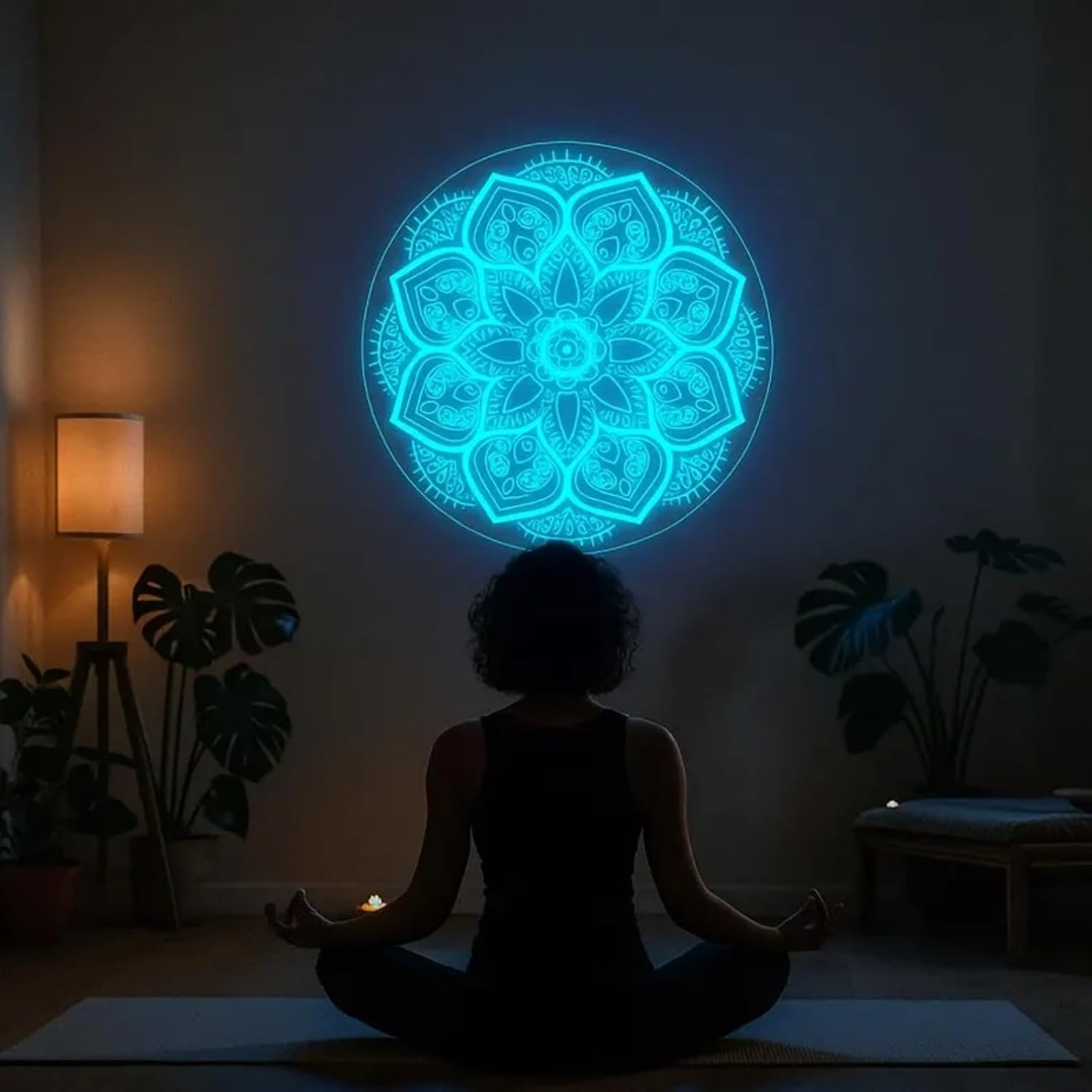 Mandala Neon Sign USB Powered  - Pilates Yoga Gifts ulasan dan harga