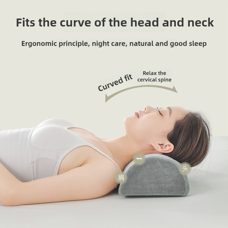 1pc New Half Moon Bolster Pill - Bolster Cushion Round ulasan dan harga